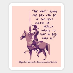 Don Quixote Quote Magnet